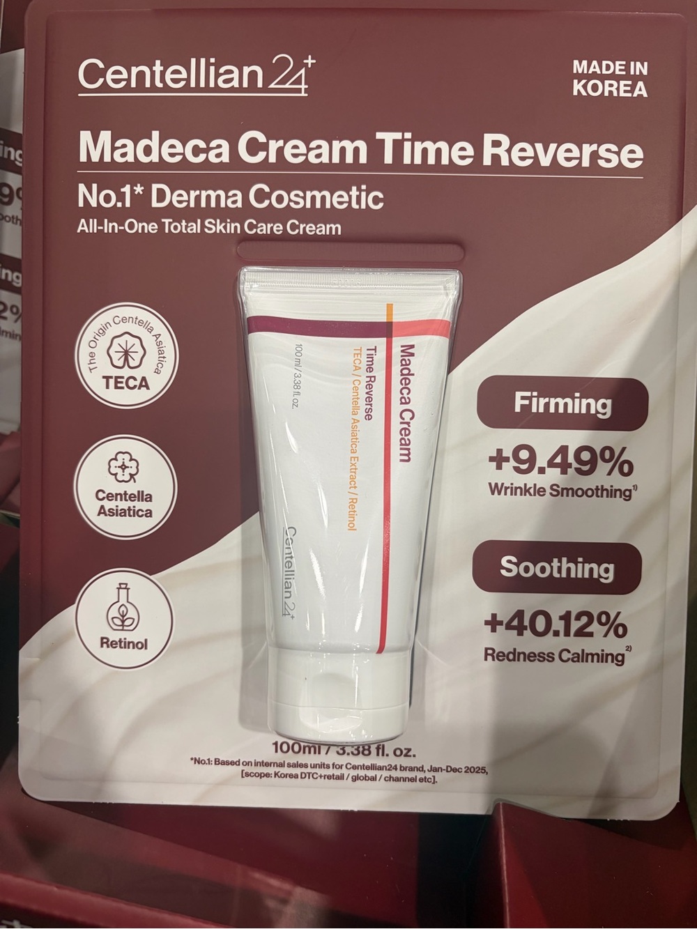 Madeca Cream Time Reverse - White Moisturizer for Firming & Soothing